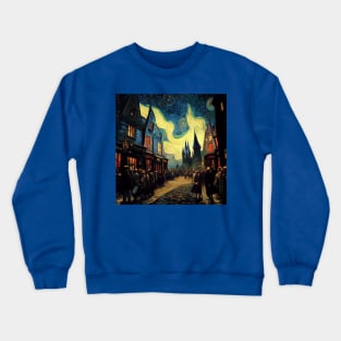 Starry Night in Diagon Alley Crewneck Sweatshirt